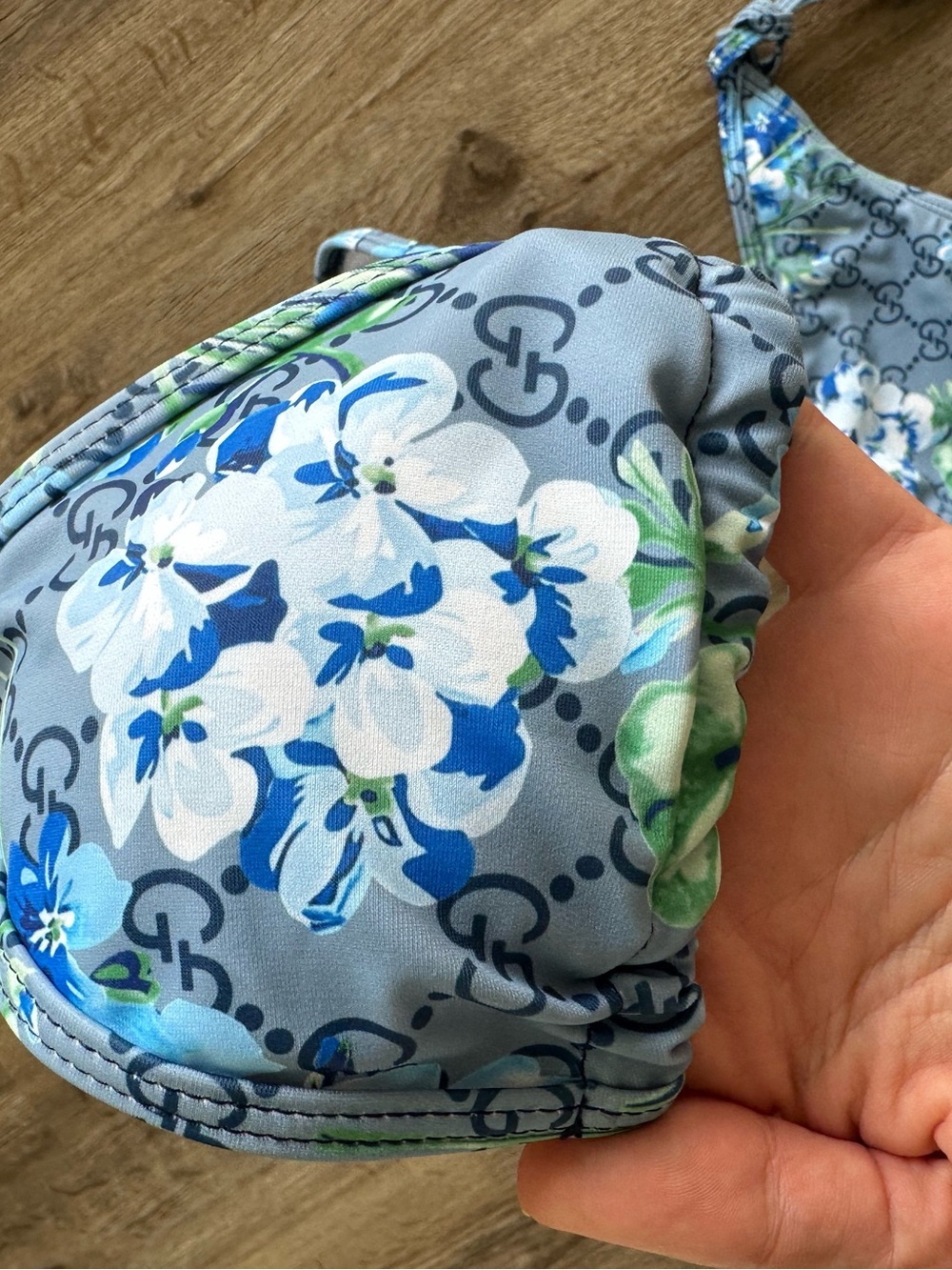 Gucci Floral Blue Bikini Set - Picture 5 of 5
